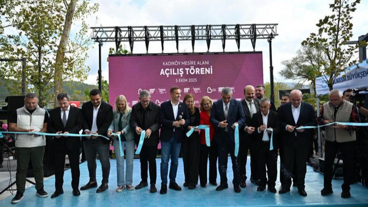 Balya Kadıköy Mesire Alanı görkemli bir törenle açıldı. Başkan Akın: &quot;Balıkesir’i yeşilin başkenti yapmak için kararlıyız&quot;