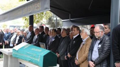 Başkan Akın’ın kayınpederi hüzünle son yolcuğuna uğurlandı