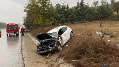 Bigadiç’te Kaza: 2 Yaralı