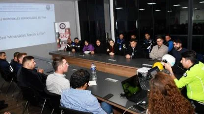 Büyükşehir personeli motorlu bisiklet eğitimiyle bilgilendirildi