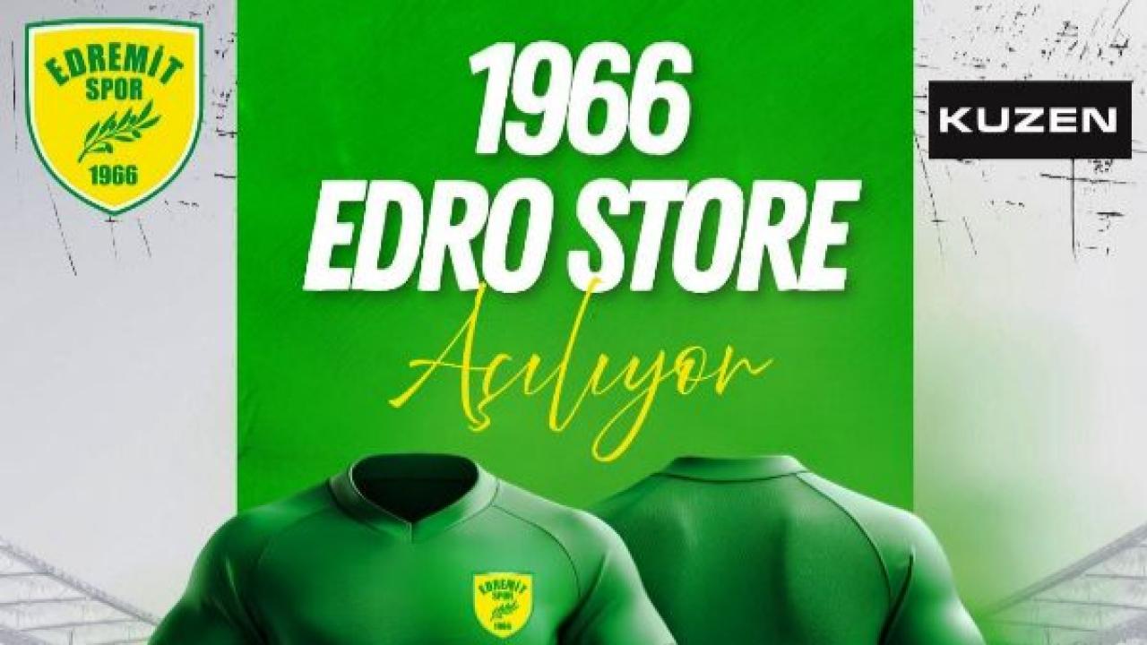 Edremitspor taraftar mağazası “EdroStore” açılıyor