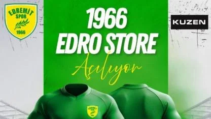 Edremitspor taraftar mağazası “EdroStore” açılıyor
