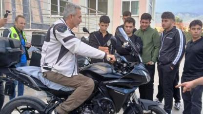 Edremit’te öğrencilere trafik bilinci aşılandı