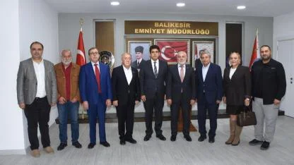 Gazeteciler Cemiyeti’nden  Emniyet Müdürü Yaman’a ziyaret