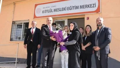 İl Müdürü Demir, Gömeç'e çıkarma yaptı