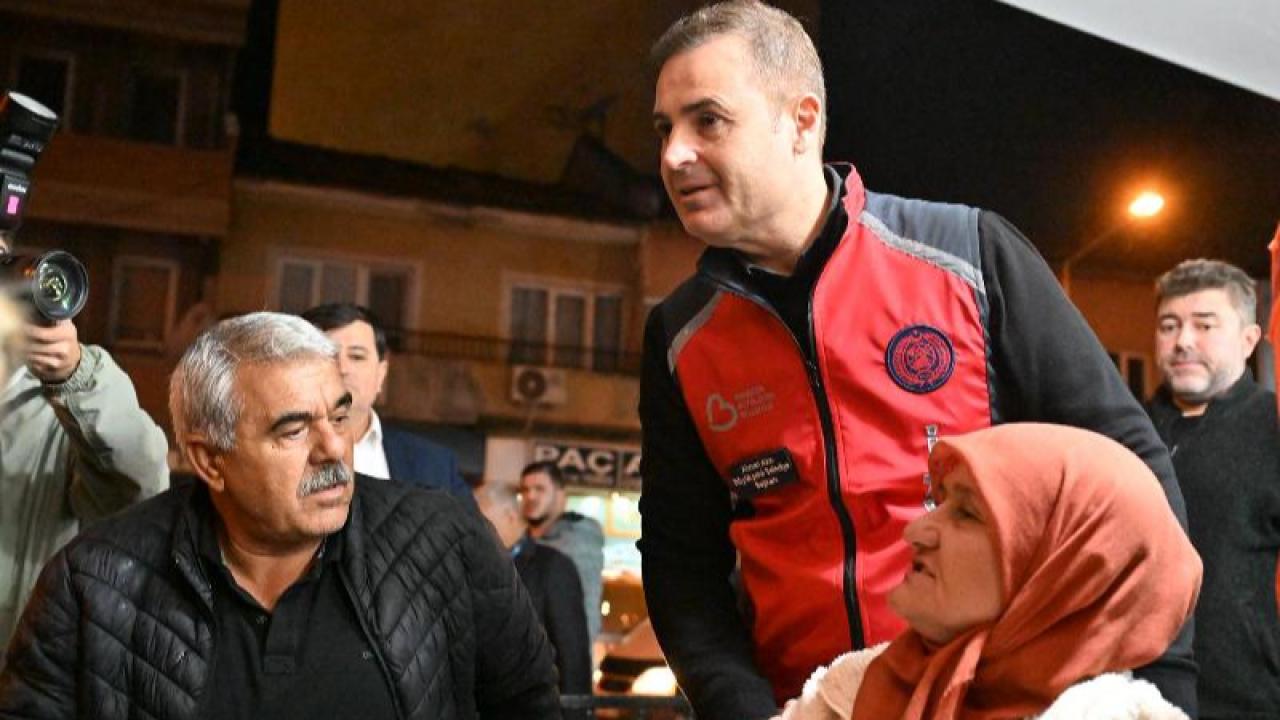 Sındırgı'da Büyükşehir Belediyesi 107 araç, 242 personelle bölgede