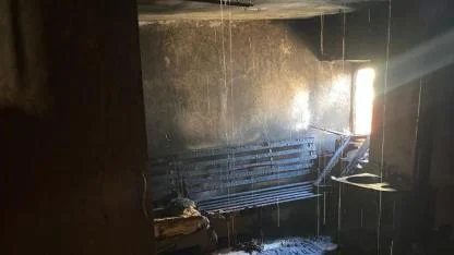 Sındırgı’da çıkan yangını evi kullanılamaz hale getirdi.