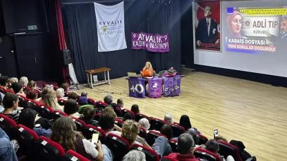 Ayvalık’ta, Kadına Yönelik Şiddete Karşı mücadele vurgusu
