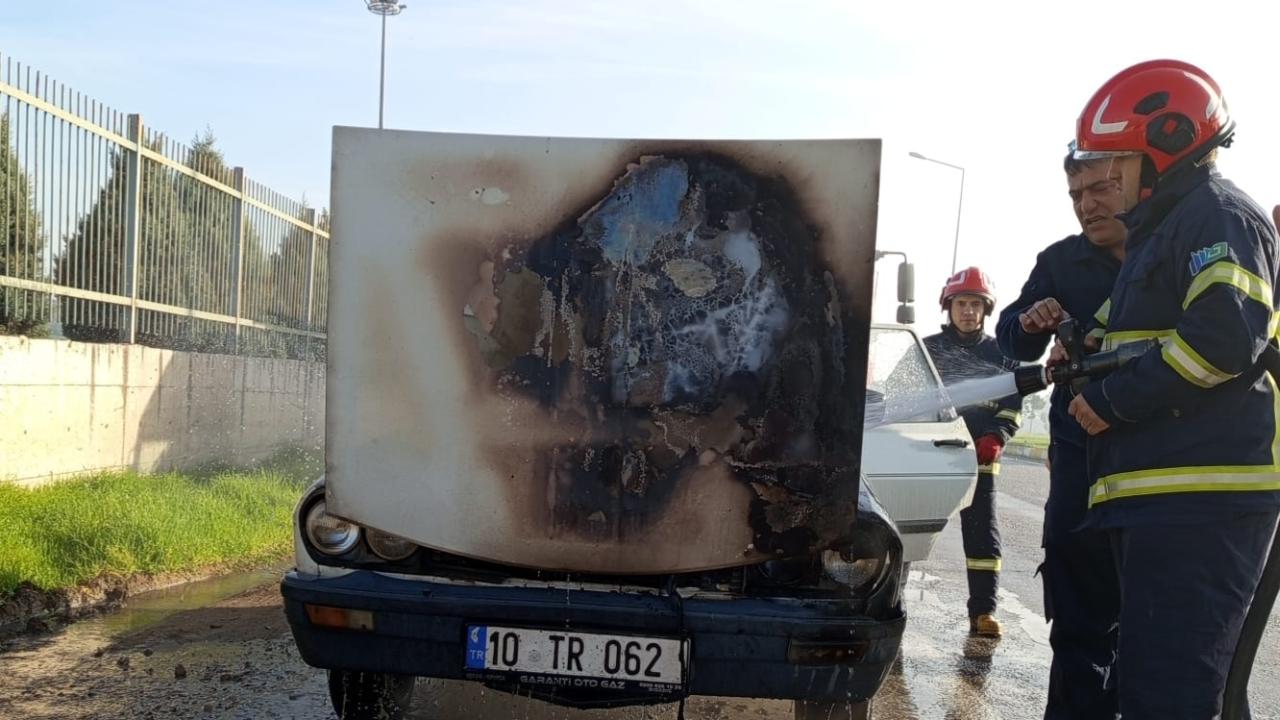 Balıkesir&#039;de seyir halindeki