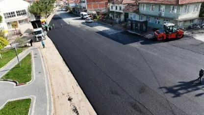 Başkan Ahmet Akın sözünü tuttu, Sarıbeyler modern yoluna kavuştu