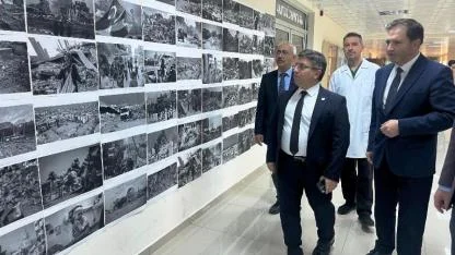 BAÜN Tıp Fakültesinde Filistin ve Gazze Temalı Fotoğraf Sergisi