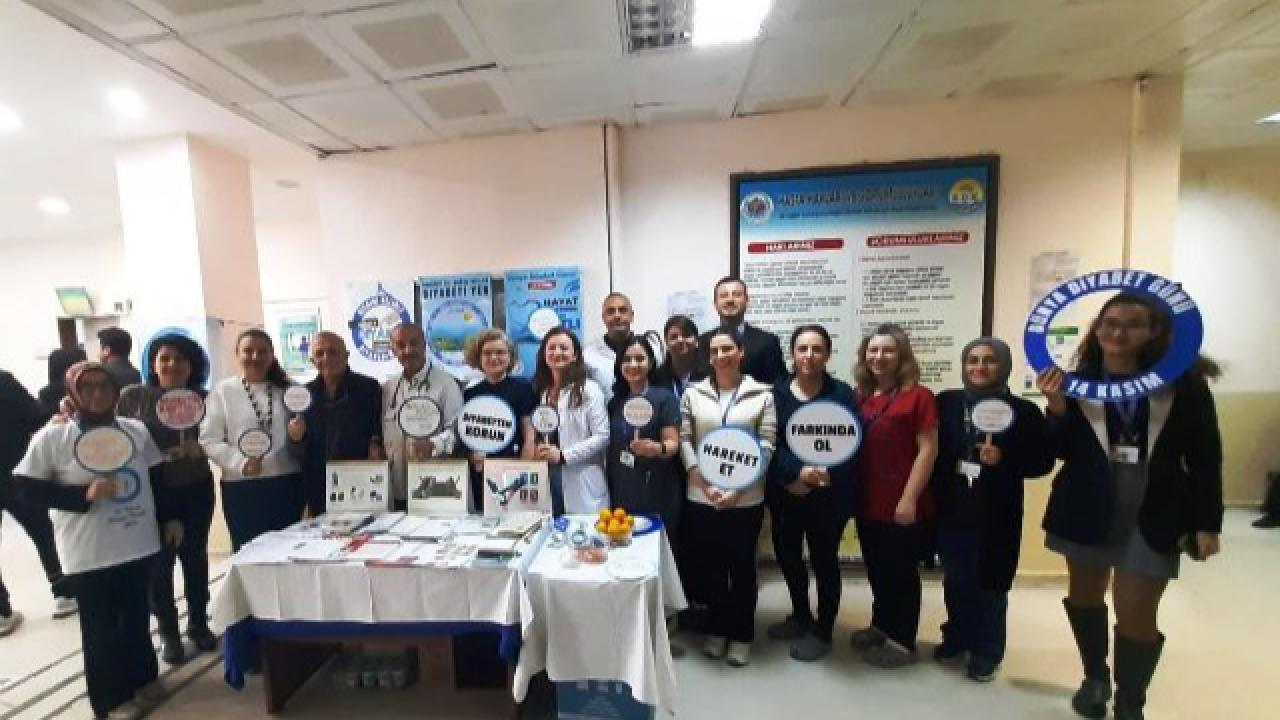 Edremit Devlet Hastanesi&#039;nde diyabet günü.