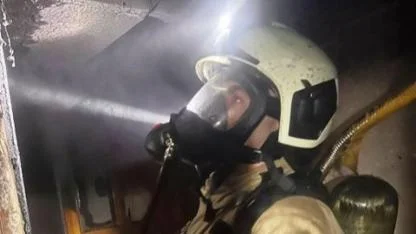 Edremit’te ev yangını..