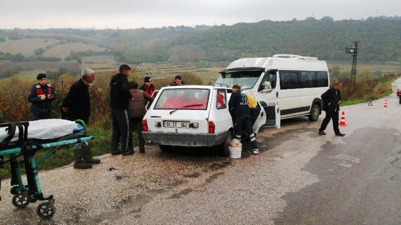 Gönen’de kaza: 1 yaralı