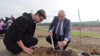 Millî Ağaçlandırma Günü Etkinlikleri Kapsamında Havran’da Fidanlar Toprakla Buluştu