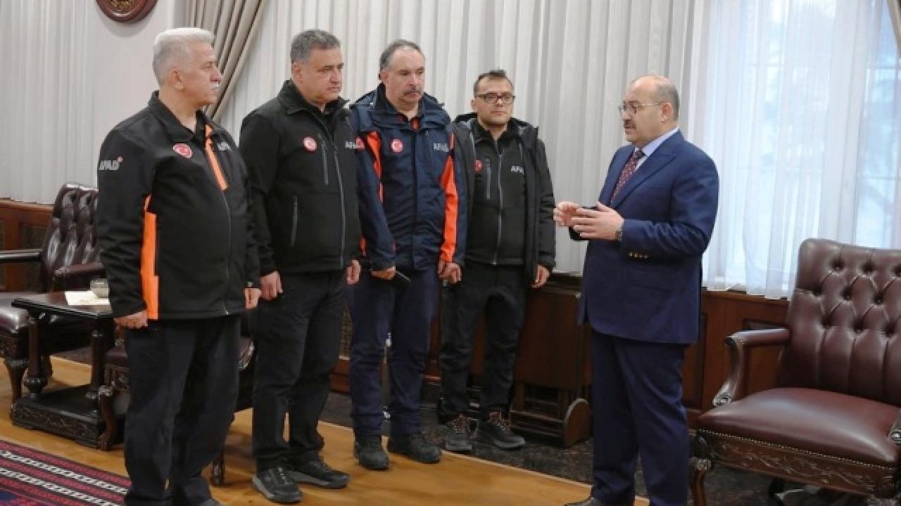 AFAD’dan Vali Ustaoğlu’na 16’ncı Yıl Ziyareti