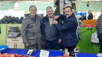 Anahtar Parti Karesi’de halkla iç içe, esnafın yanında