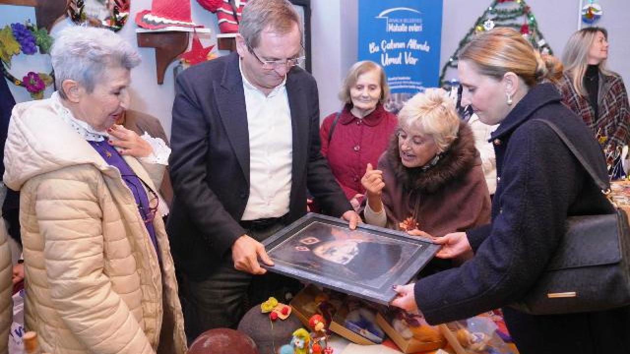 Ayvalıklı Kadınlar Mahalleevleri’nde Üretiyor, Aile Bütçesine Katkı Sağlıyor