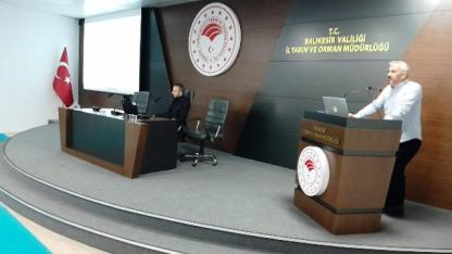 Balıkesir'de İlçe Tarım Müdürlüğü personeli bilgilendirme toplantısı
