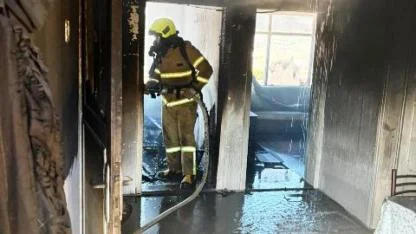 Balya’da ev yangını