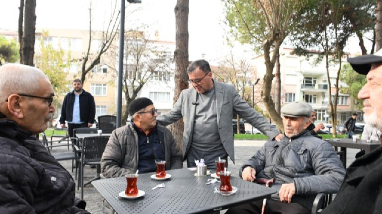 Başkan Şehirli Emekli Kafe’de Vatandaşlarla Buluştu