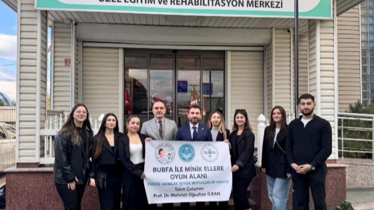 BAÜN BUBFA’dan Özel Çocuklara Oyun Alanı Desteği