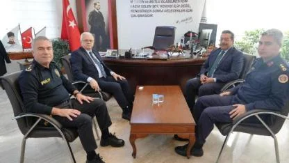 Burhaniye Protokolünden Başkan Deveciler’e Ziyaret