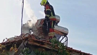 Burhaniye’de Baca Yangını