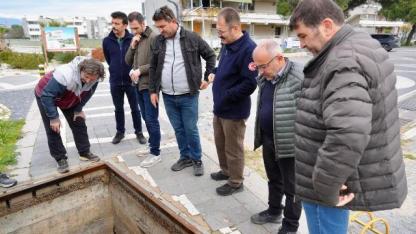 Burhaniye’de Yağmur Suyu Deşarj Hatları İçin İller Bankası İle Saha Çalışması Gerçekleşti