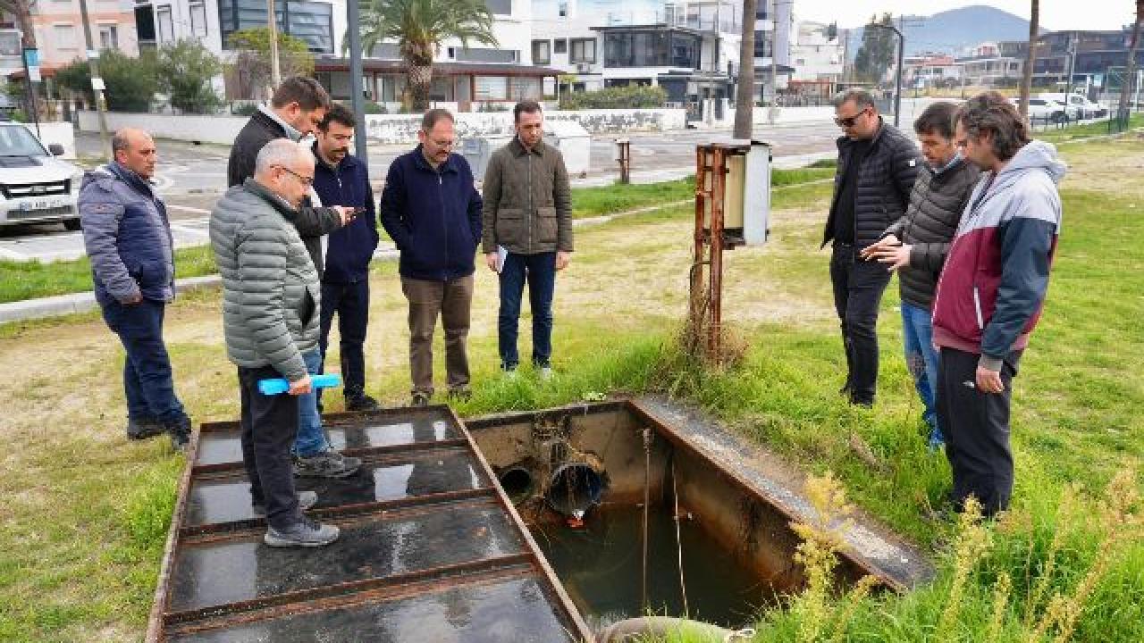 Burhaniye’de Yağmur Suyu Deşarj Hatları İçin İller Bankası İle Saha Çalışması Gerçekleşti