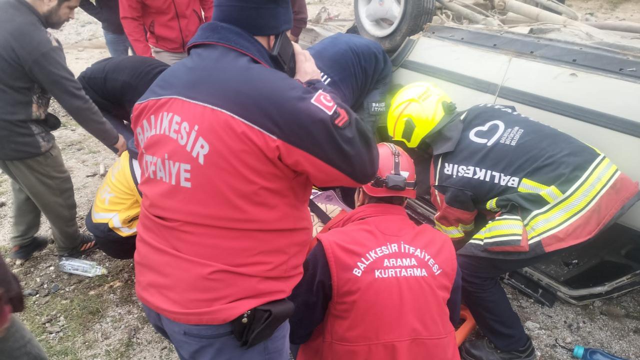 Dağ yolunda kaza: 4 yaralı