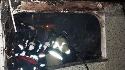 Edremit’te de çatı yangını..