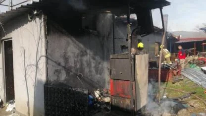 Gönen’de Çıkan Ev Yangını Harabeye Döndü