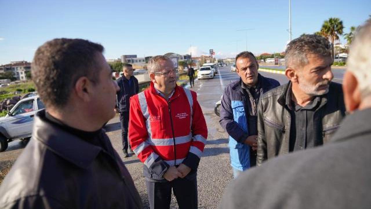 Mesut Ergin: “Tüm ekiplerimizle sahadayız, vatandaşlarımızın yanındayız”
