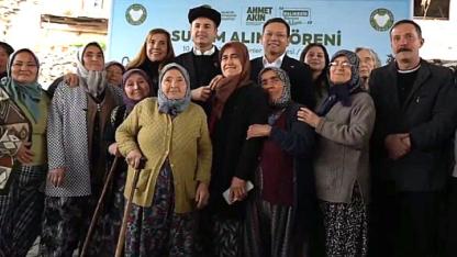 Sındırgı'da susam alım töreni gerçekleştirildi