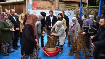 Sındırgı'da susam alım töreni gerçekleştirildi