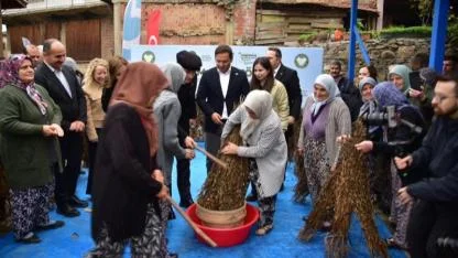 Sındırgı'da susam alım töreni gerçekleştirildi