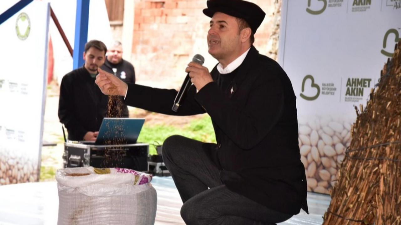 Vatandaşa selam, hizmete devam.. Sındırgı'da susam alım töreni gerçekleştirildi