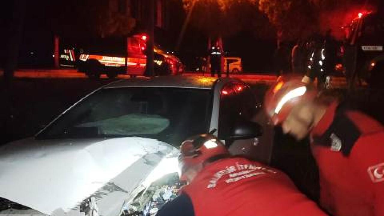 Susurluk’ta kaza: 1 yaralı