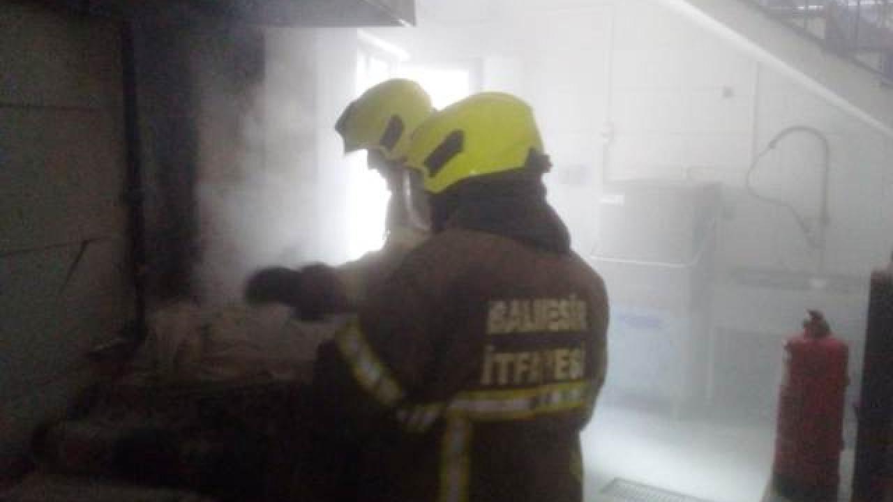 Susurluk’ta Yağ Yangını Paniğe Neden Oldu