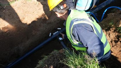 BASKİ Susurluk’ta yeni yerleşim bölgesini suya kavuşturdu