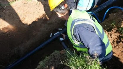 BASKİ Susurluk’ta yeni yerleşim bölgesini suya kavuşturdu