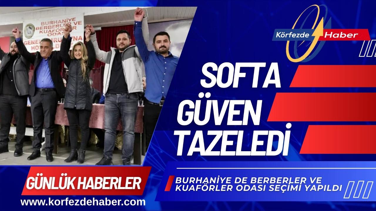 Burhaniye de Berberler ve Kuaförler Odası seçimi yapıldı