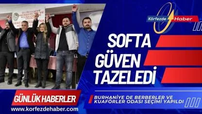 Burhaniye de Berberler ve Kuaförler Odası seçimi yapıldı