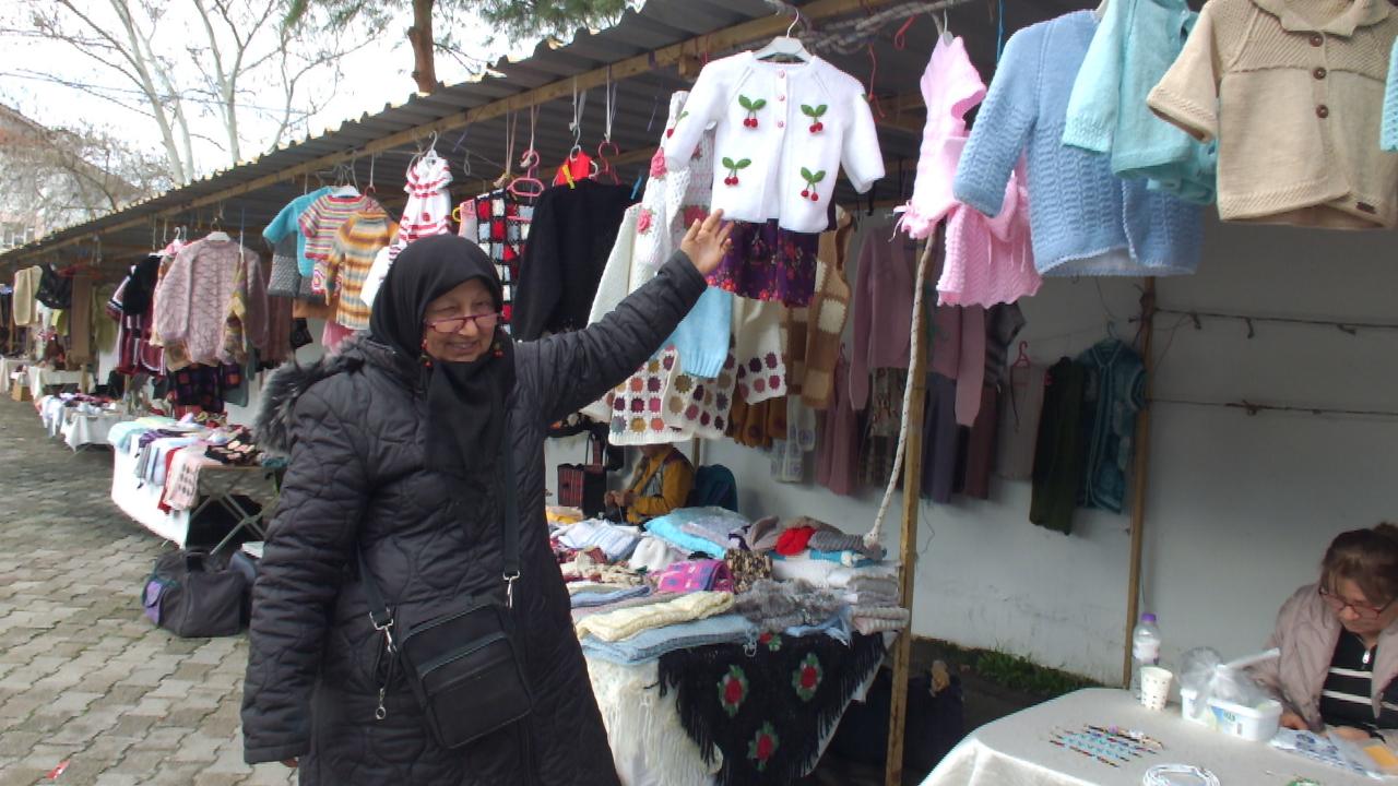 Burhaniye de Kadın Platformu Hamarat Eller Pazarı kadınları iş sahibi yaptı