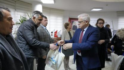 Burhaniye de Kent Konseyi yöneticileri Başkan Deveciler’i ziyaret etti