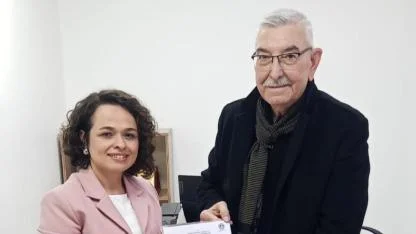 Edremit İnşaatçılar Odası Başkanı Rasim İz mazbatasını aldı