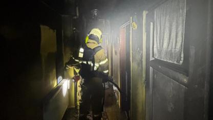 Erdek'te korkutan ev yangını