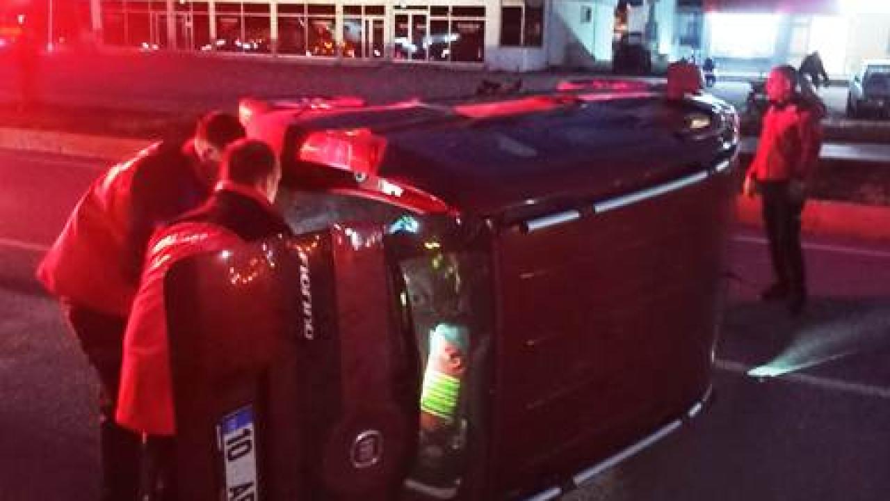 Gömeç’te Trafik Kazası: 1 Yaralı