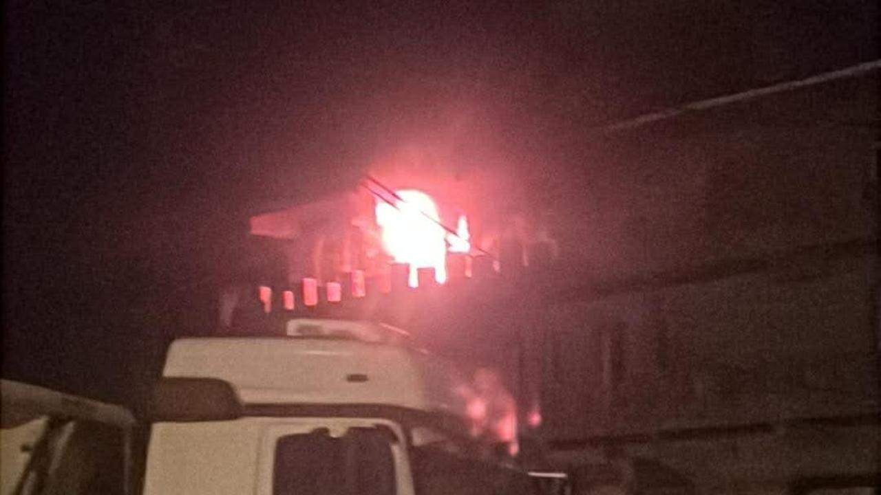 Havran’da Zeytinyağı Fabrikasında yangın paniği